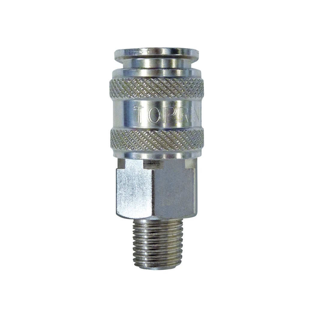 TOPRING 20.641 - 1/4 Universal Steel Quick Coupler 1/4 (M) NPT UNIMAX (Multiple of 10)