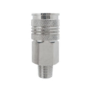 TOPRING 20.642 - 1/4 in. 3 in 1 Brass Quick Coupler 1/4 (M) NPT UNIQUIK (Multiple of 10)