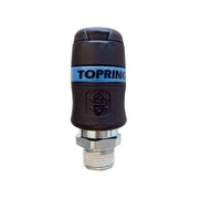 TOPRING 20.669 - 1/4 Industrial Composite Quick Coupler 3/8 (M) NPT TOPQUIK