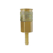 TOPRING 20.760 - 1/4 in. 3 in 1 Brass Quick Coupler With 3/8 Hose Barb UNIQUIK (Multiple of 10)