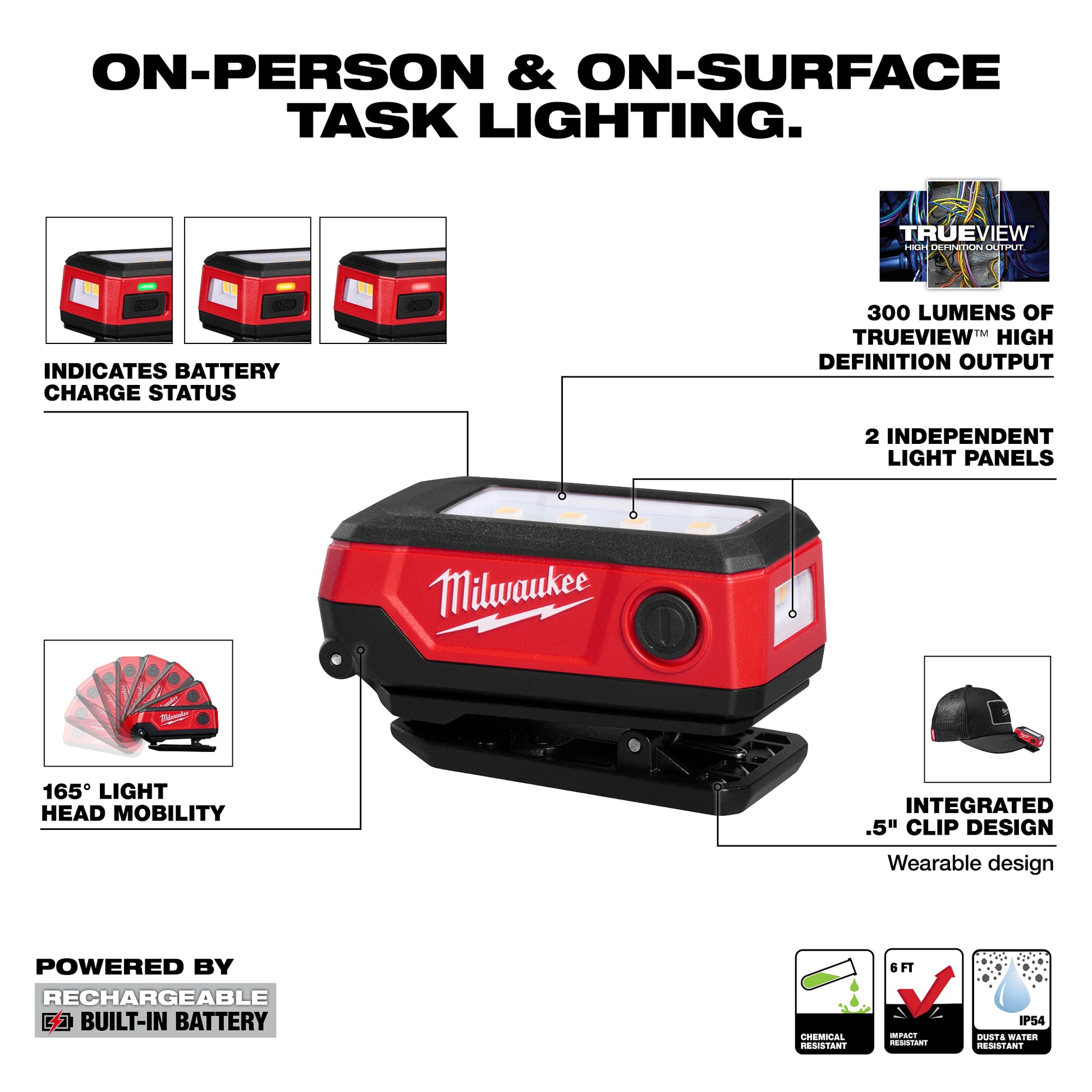 Rechargeable Clip Light