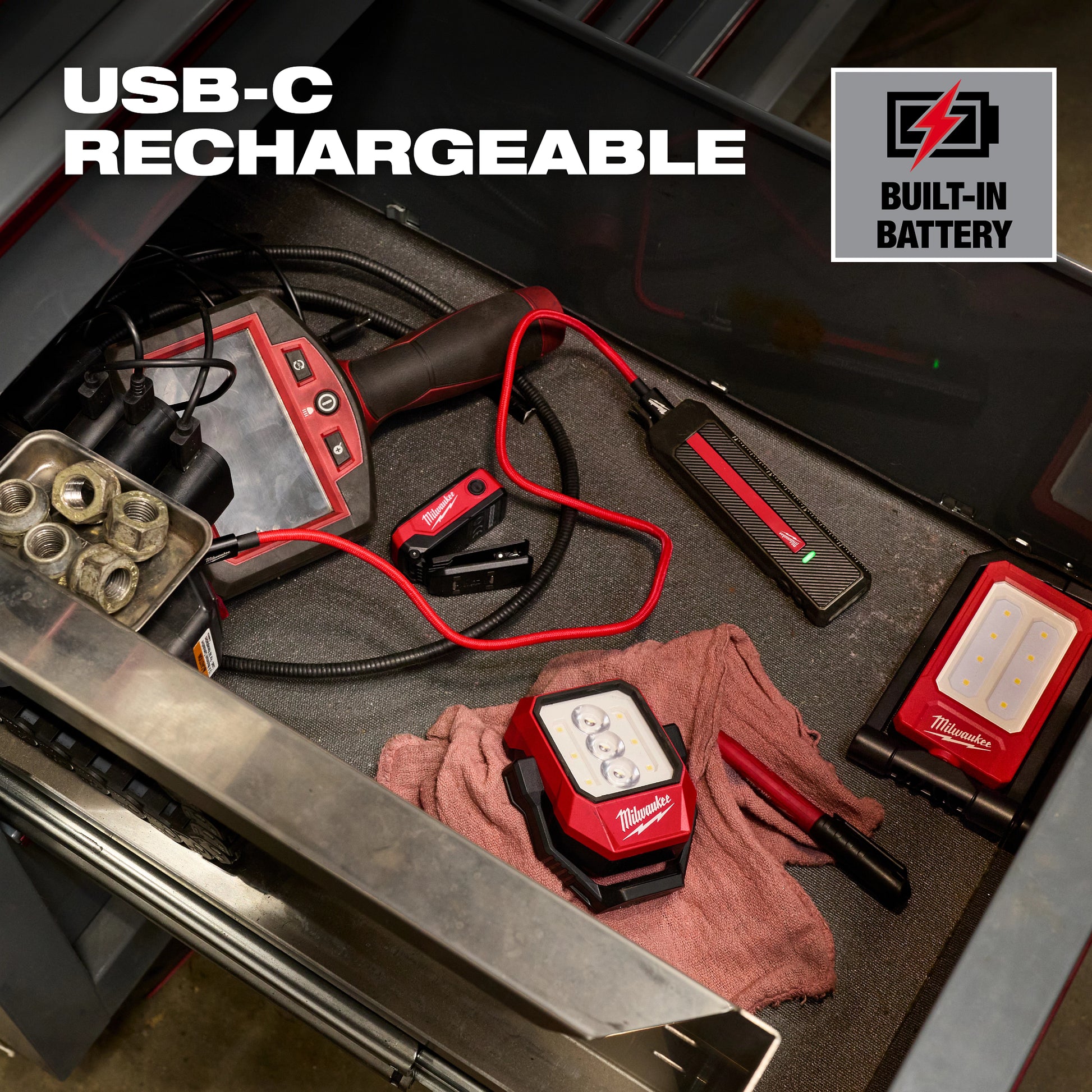Rechargeable Flat Flashlight