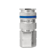 TOPRING 21.446 - 3/8 Industrial Brass Quick Coupler 1/4 (F) NPT QUIKSILVER