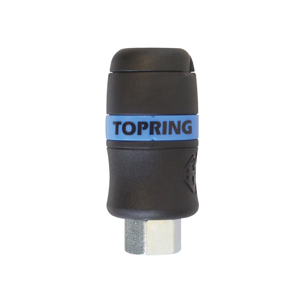 TOPRING 21.449 - 3/8 Industrial Composite Quick Coupler 1/4 (F) NPT TOPQUIK