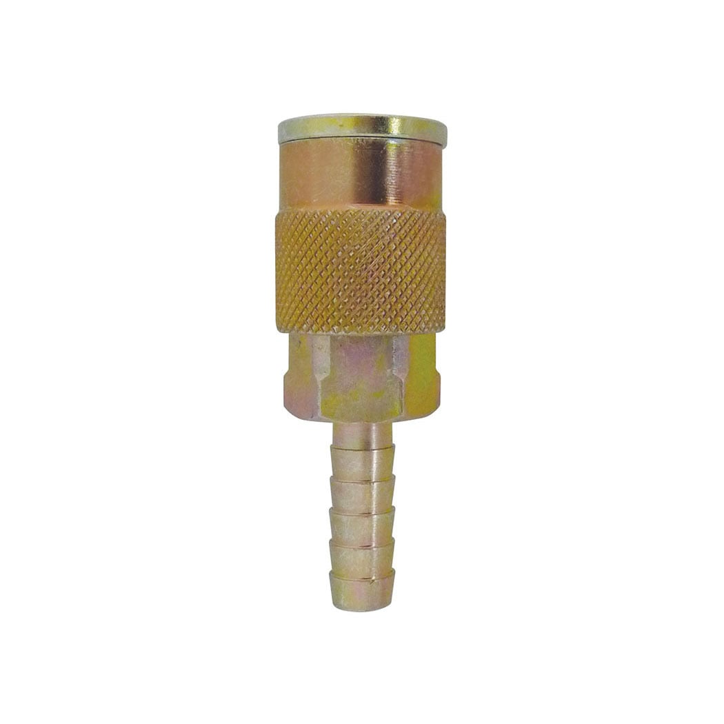 TOPRING 21.562 - 3/8 Industrial Steel Quick Coupler With 3/8 Hose Barb MAXQUIK (Multiple of 5)