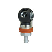 TOPRING 21.567 - 3/8 Industrial Steel Swivel Quick Couple With 3/8 Hose Barb TOPQUIK SC