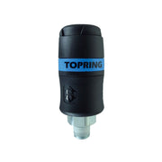 TOPRING 21.669 - 3/8 Industrial Composite Quick Coupler 3/8 (M) NPT TOPQUIK