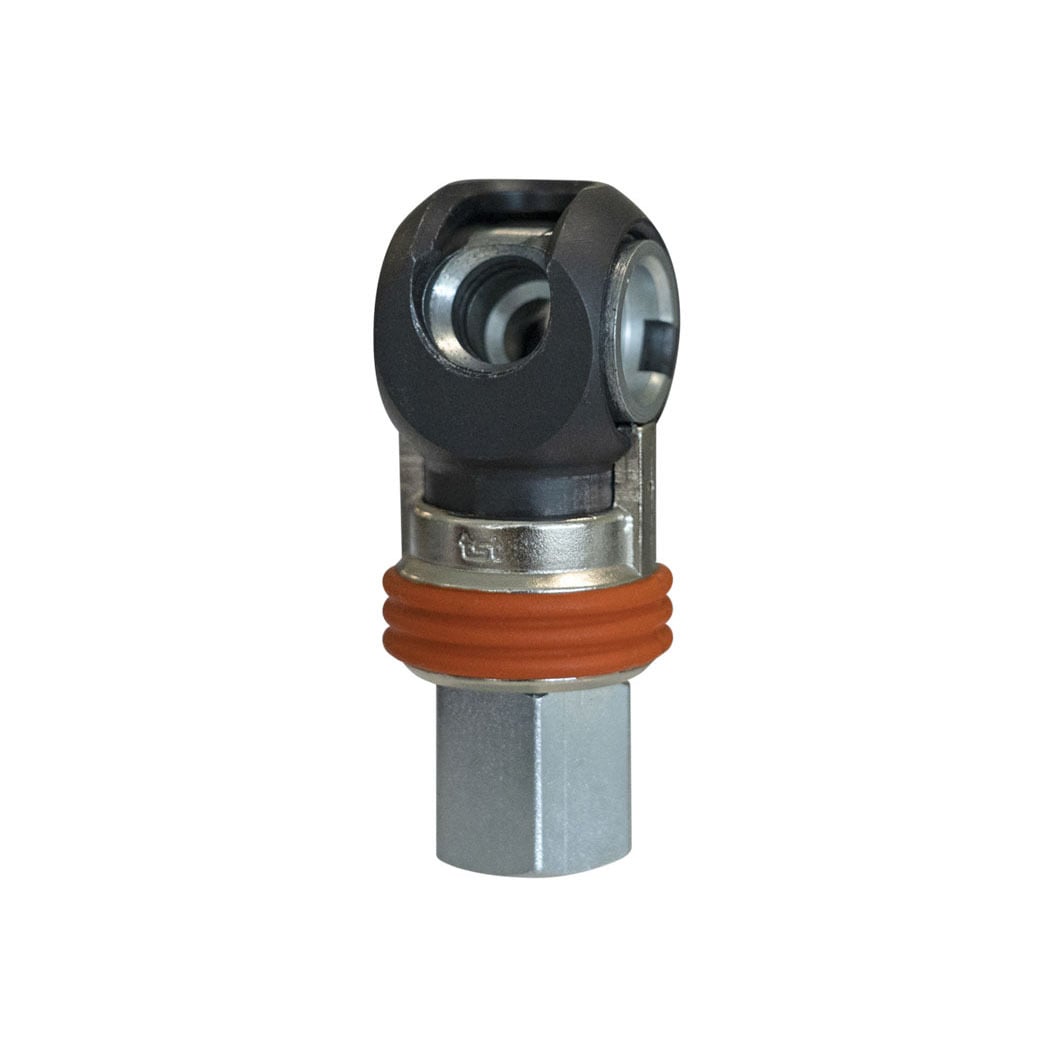 TOPRING 21.867 - 3/8 Industrial Steel Swing Quick Coupler 3/8 (F) NPT TOPQUIK SC