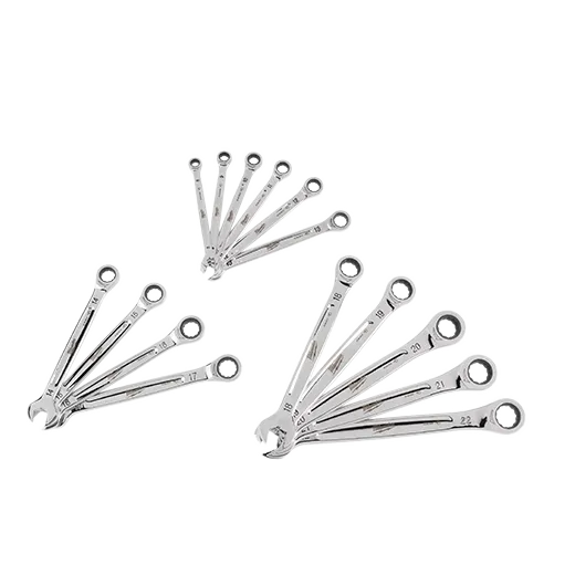 Milwaukee 48-22-9516 - Milwaukee 48-22-9516 15pc Ratcheting Combination Wrench Set - Metric (View 4)