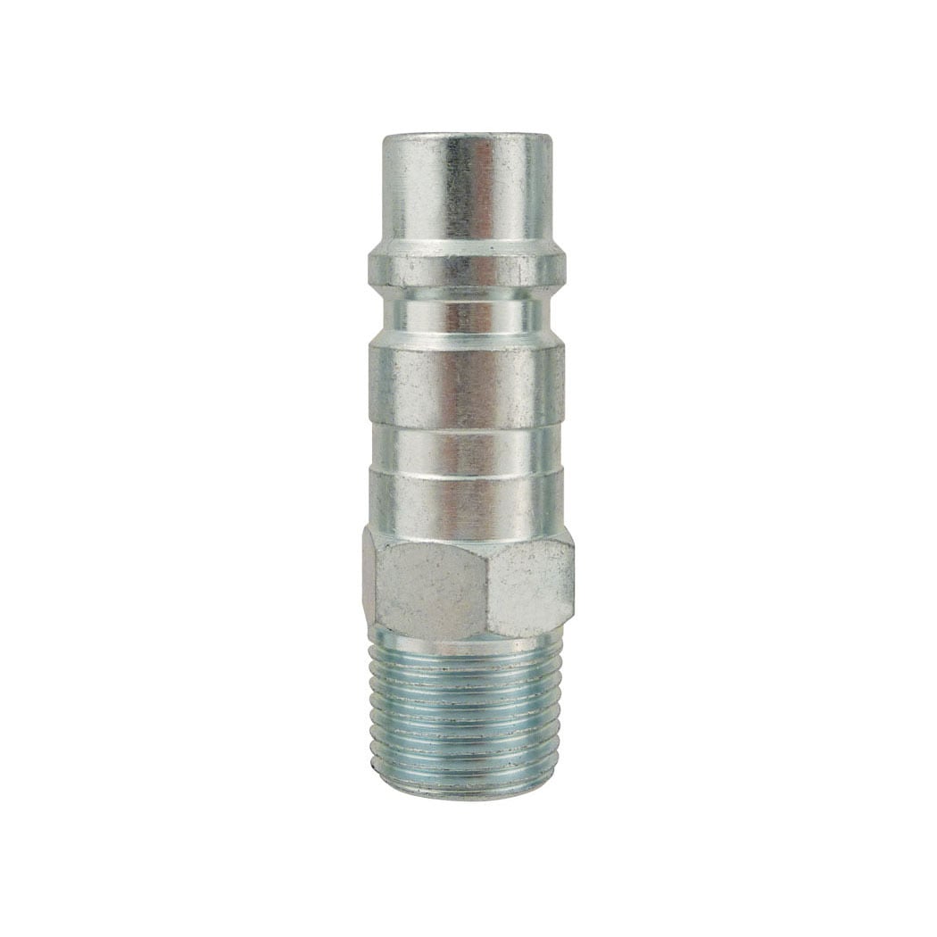 TOPRING 22.282 - 1/2 Industrial Steel Coupler Plug 1/2 (M) NPT (Multiple of 10)