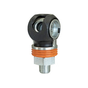 TOPRING 22.987 - 1/2 Industrial Steel Swing Quick Coupler 1/2 (M) NPT TOPQUIK SC