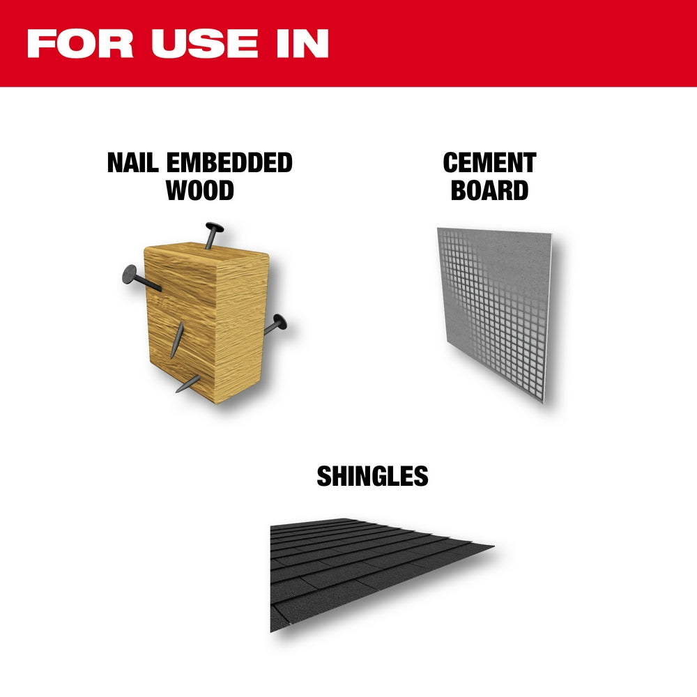 Milwaukee 48-00-5526 – 9 Zoll, 5 TPI The Ax™ Hartmetallzähne, SAWZALL®-Sägeblätter, 5er-Pack