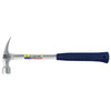 Estwing E3-24S 24 oz Solid Steel Straight Claw Framing Hammer with Smooth Face & Shock Reduction Grip