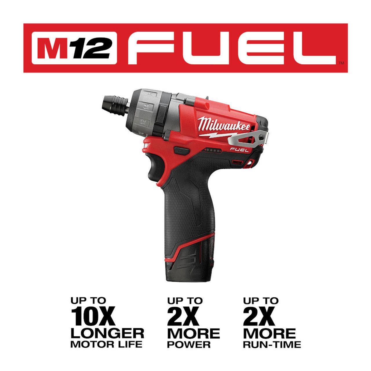 Milwaukee 2402-20  -  M12 Fuel 2spd Screwdriver