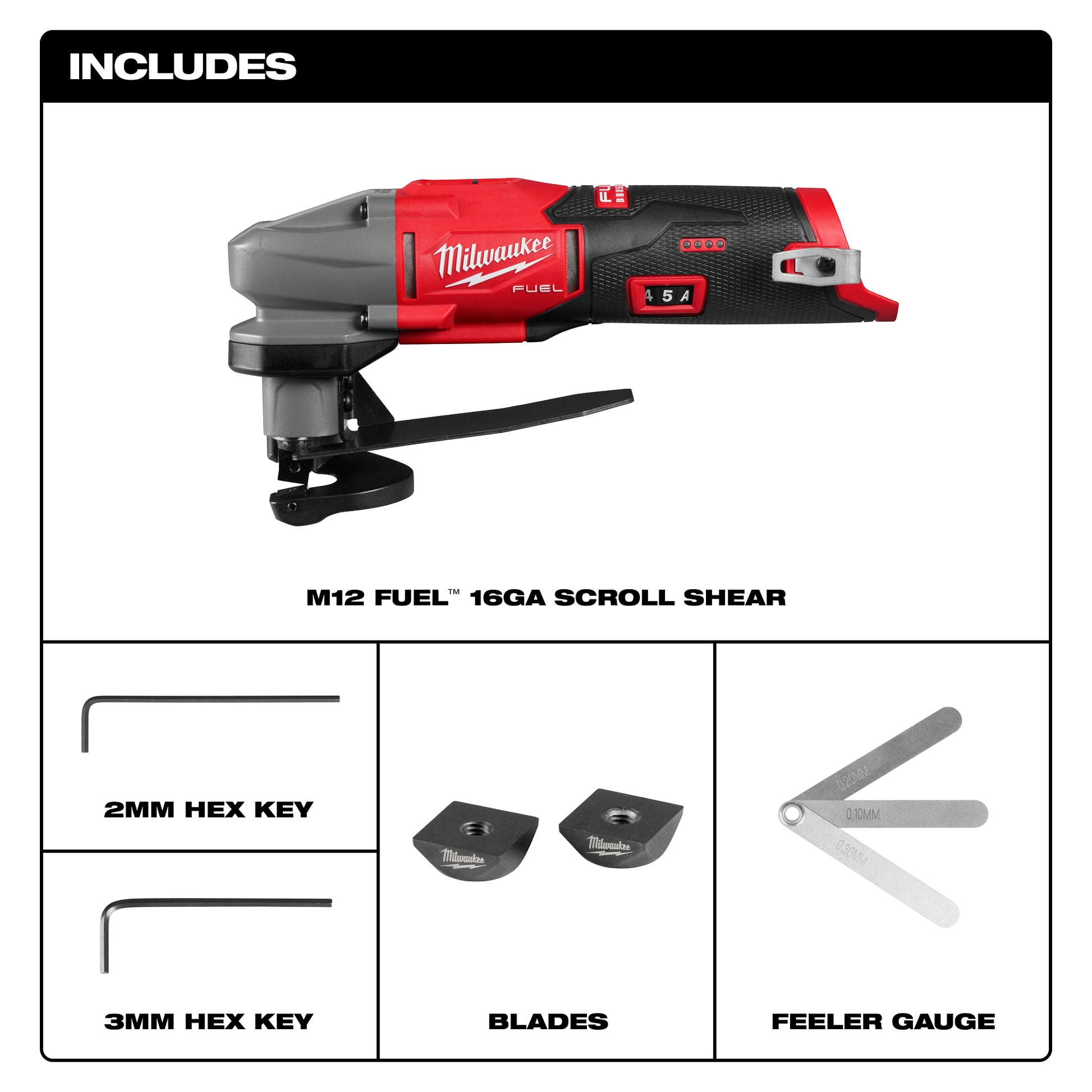 M12 FUEL™ 16 Gauge Scroll Shear