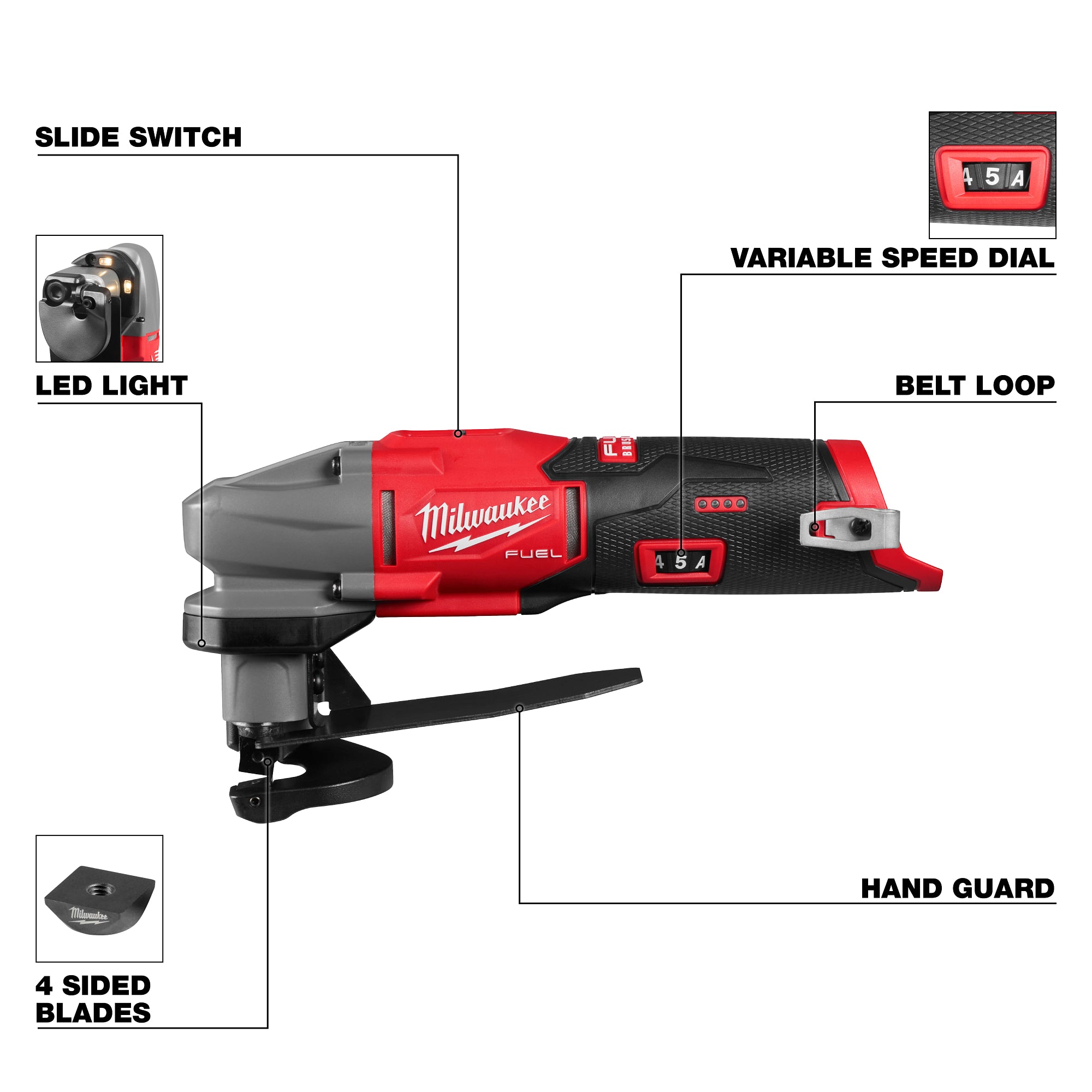 M12 FUEL™ 16 Gauge Scroll Shear