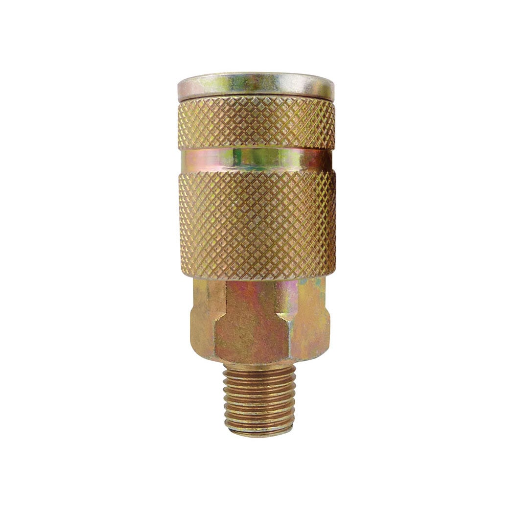 TOPRING 25.962 - 3/8 Truflate Steel Quick Coupler 3/8 (M) NPT MAXQUIK (Multiple of 5)