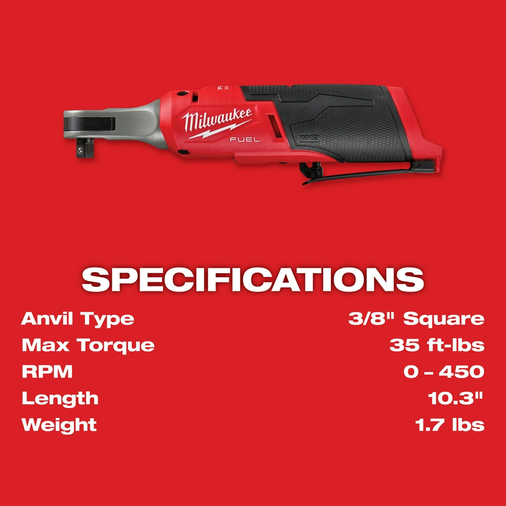 Milwaukee 2567-20 - M12 FUEL™ 3/8" High Speed Ratchet