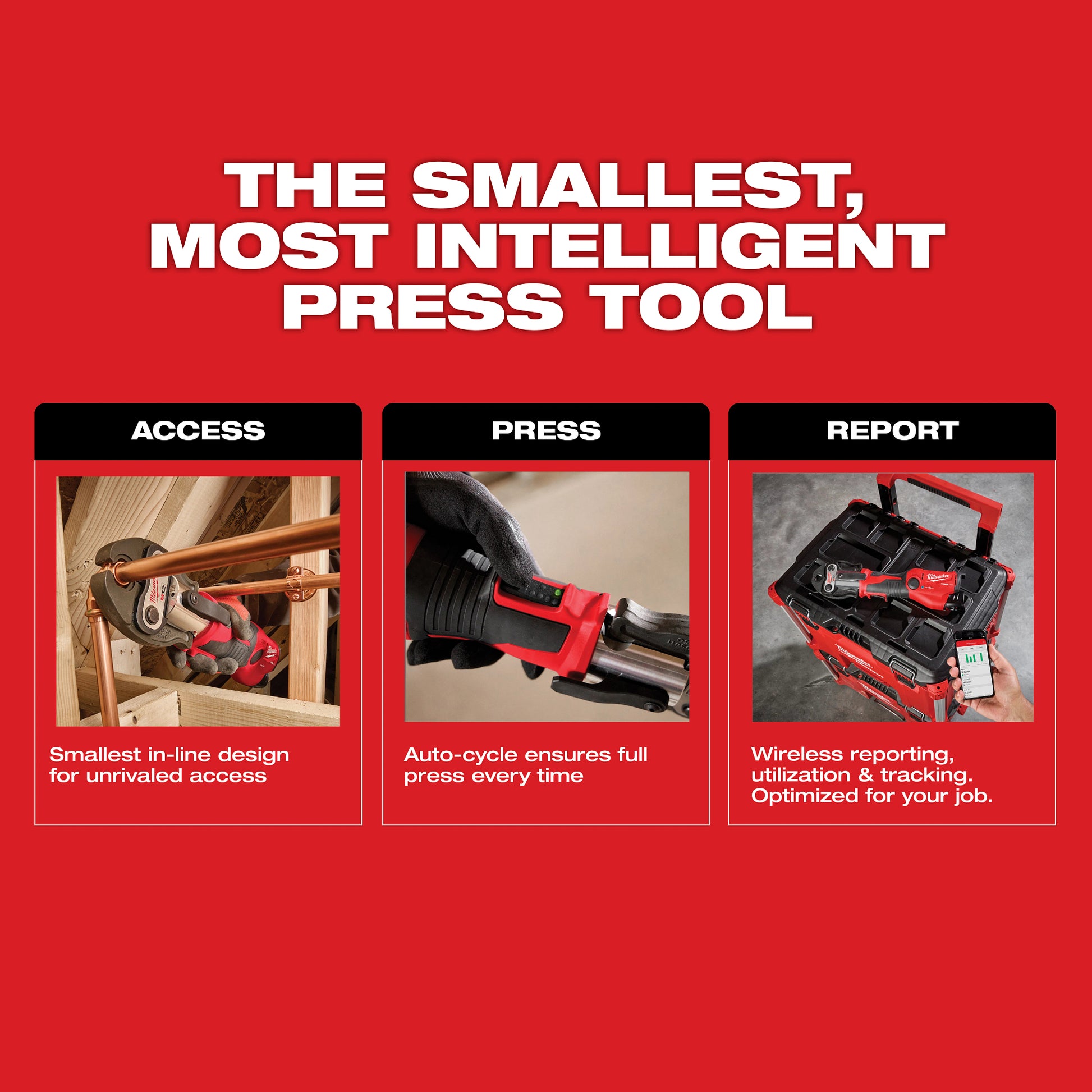 M12 FL Press Tool w/ One-Key