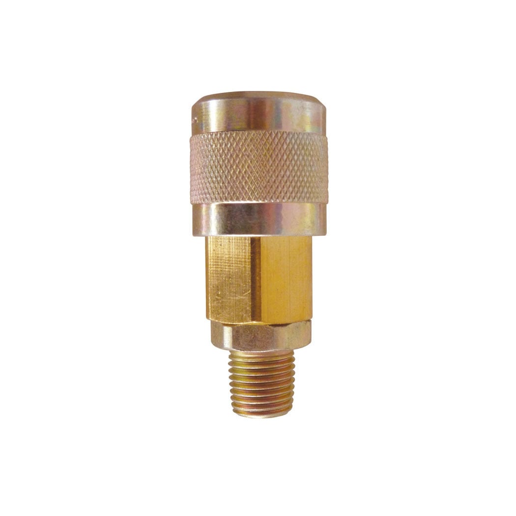 TOPRING 26.642 - 1/4 Lincoln Brass Quick Coupler 1/4 (M) NPT AUTOMAX (Multiple of 10)