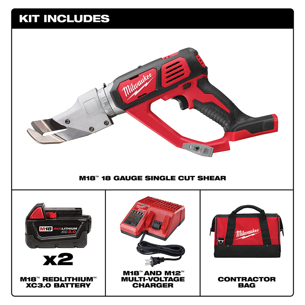 Milwaukee 2637-22  -  M18 Cordless Shear Kit (Special order item)