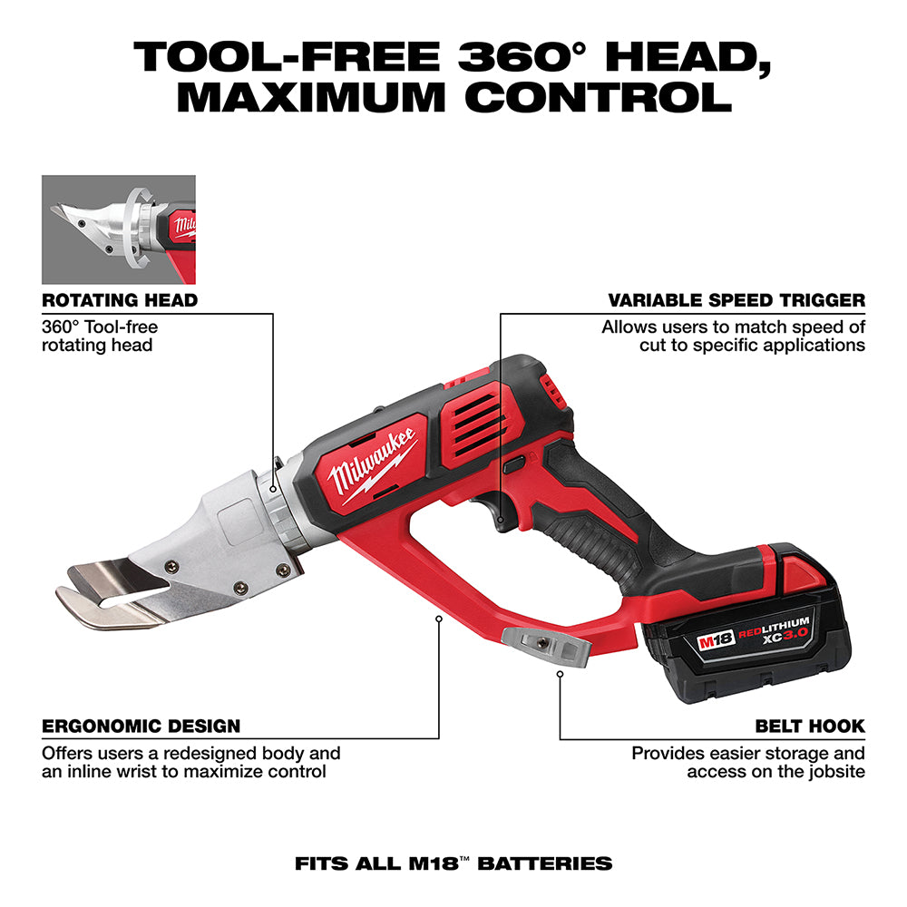 Milwaukee 2637-22  -  M18 Cordless Shear Kit (Special order item)