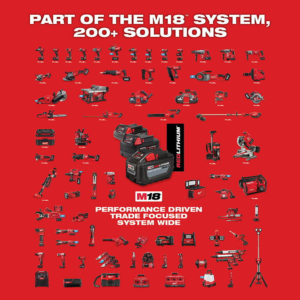 Milwaukee 2678-22 - M18™ FORCE LOGIC™ 6T Universal-Crimpzangen-Set mit D3-Rillen und Stupsnase