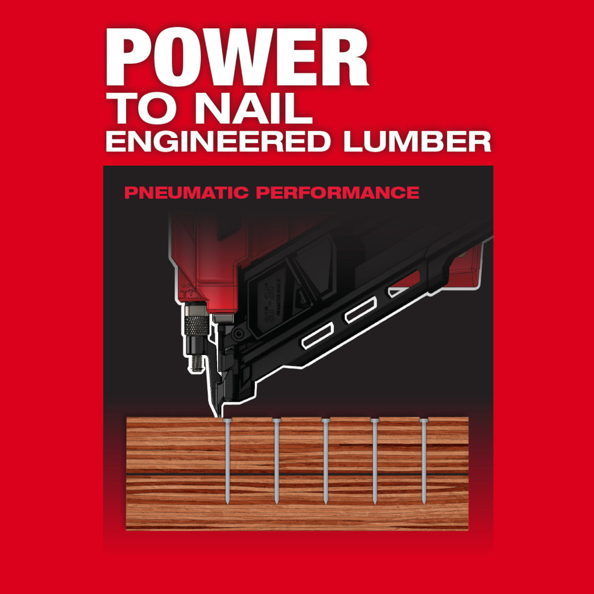 Milwaukee 2745-20 - M18 FUEL™ 30 Degree Framing Nailer (Tool ONLY)