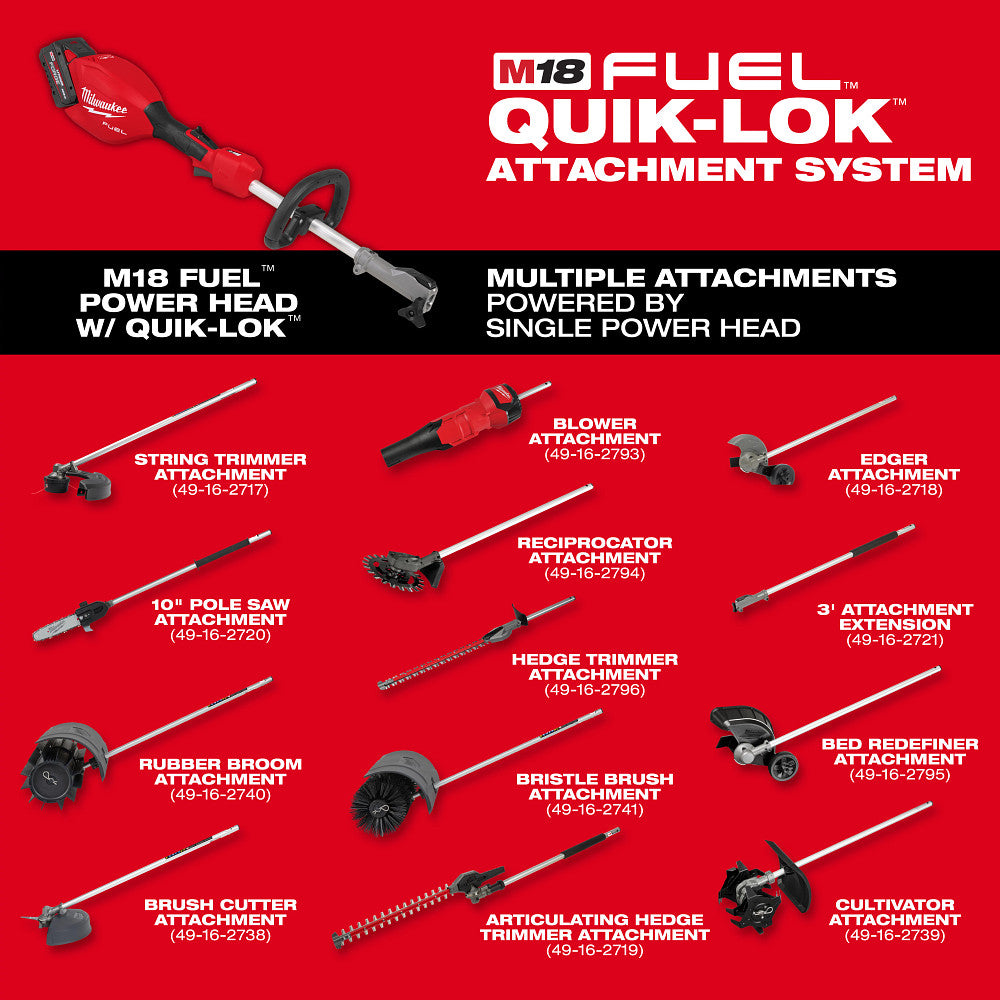 Milwaukee 3016-21PS - M18 FUEL™ Pole Saw w/ QUIK-LOK™ Kit