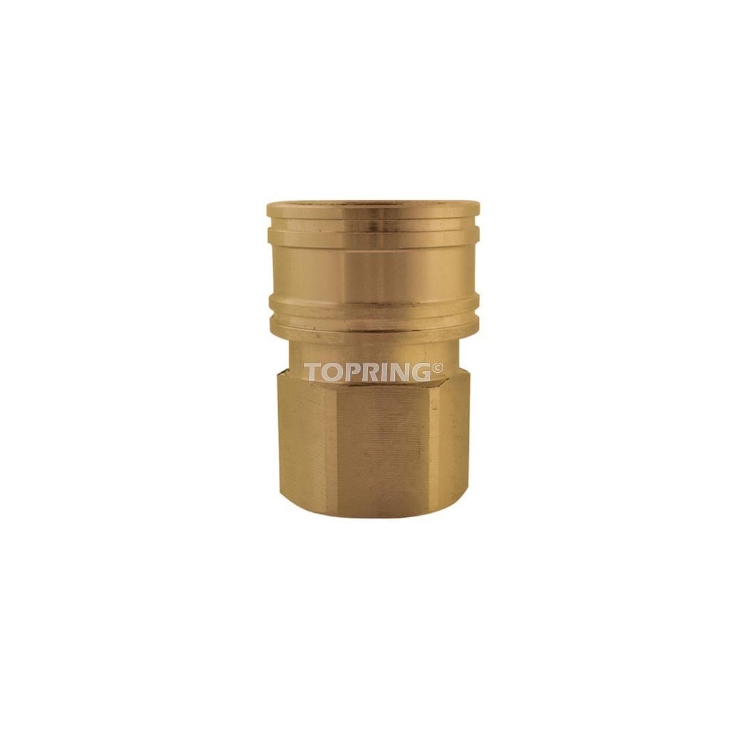 TOPRING 28.863 - High Flow Brass Coupler 3/8 (F) NPT (Multiple of 5)