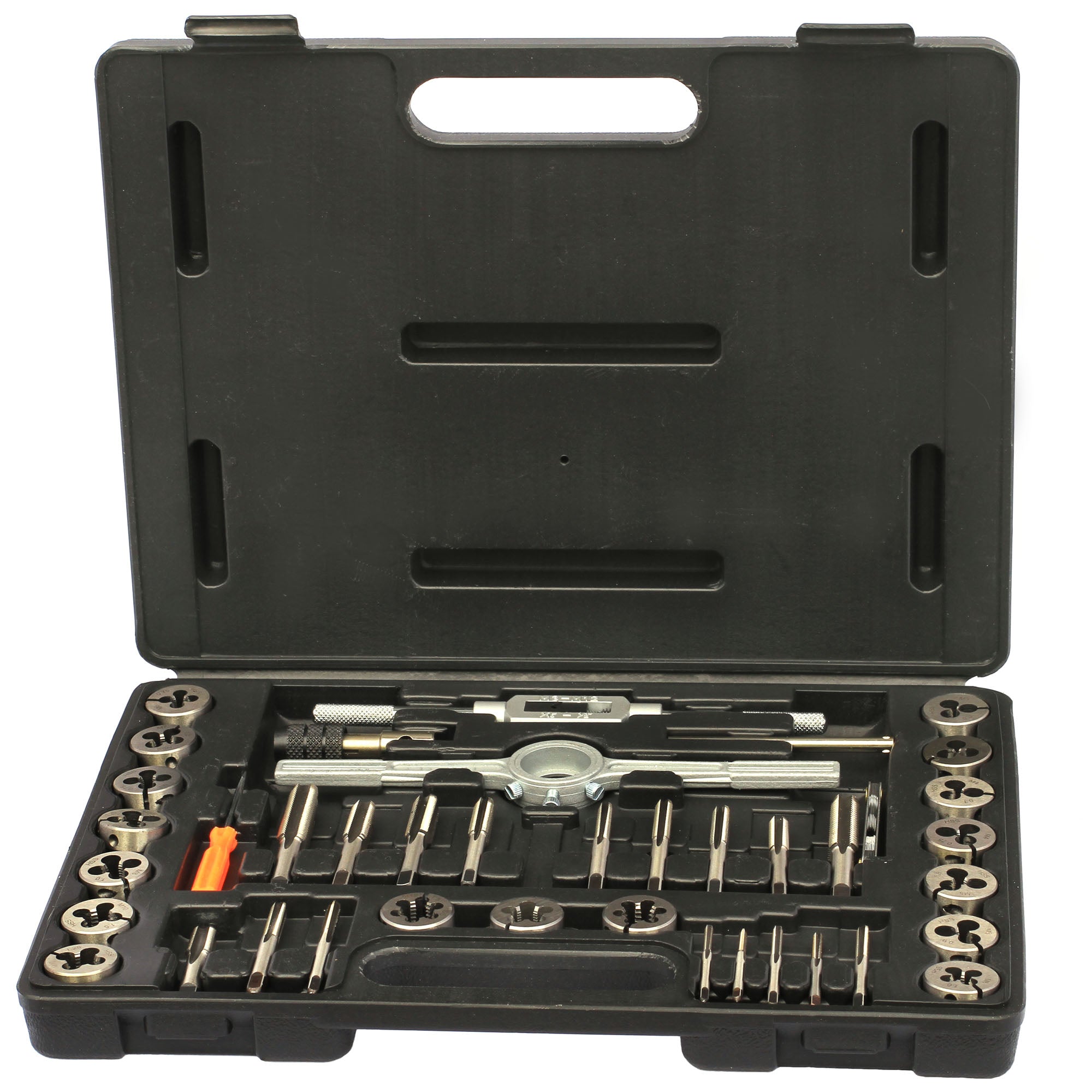 Drilco - WAL-2800E36 -  Metric High Speed Steel Tap & Die Set 36pc