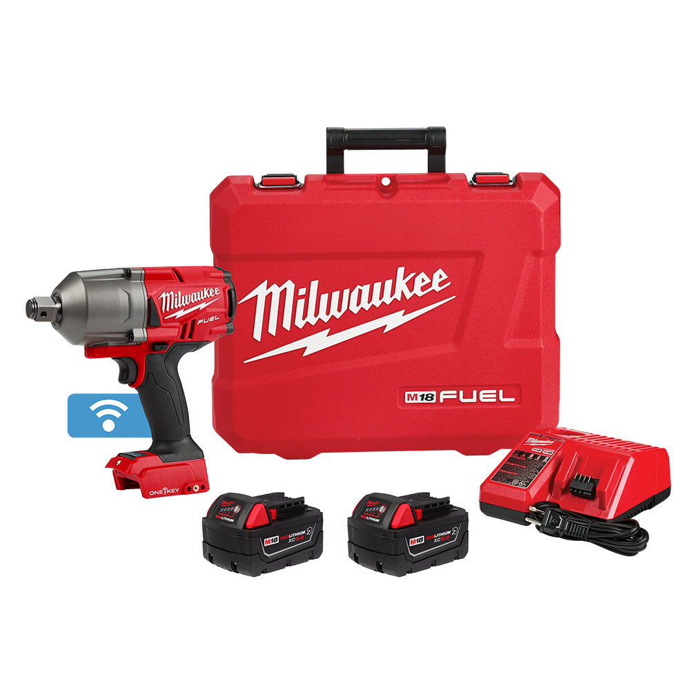 Milwaukee 2864-22R  -  M18 FUEL™ w/ ONE-KEY™ High Torque Impact Wrench 3/4" Friction Ring Kit