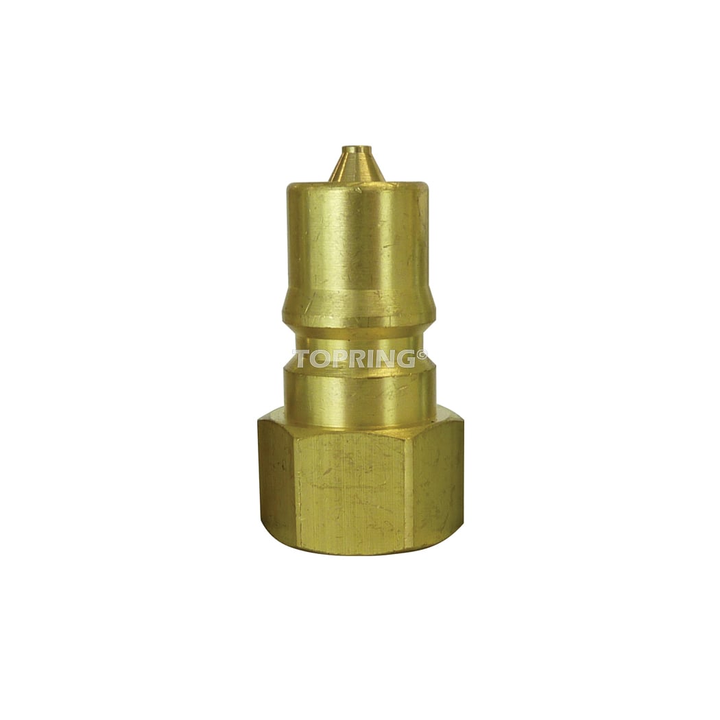 TOPRING 29.143 - Brass Hydraulic Coupler Plug 1/4 (F) NPT