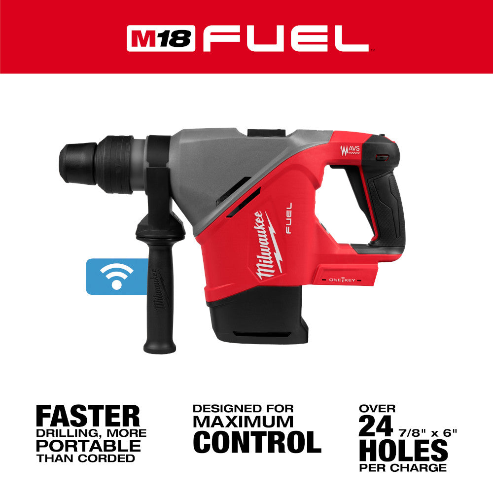 Milwaukee 2917-20 M18 FUEL 1-9/16" SDS Max Rotary Hammer w/ ONE-KEY