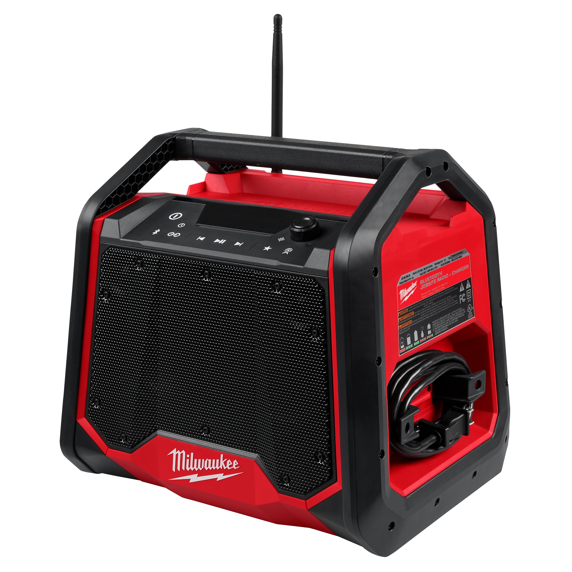 MILWAUKEE 2956-20 M18 BLUETOOTH® JOBSITE RADIO + CHARGER