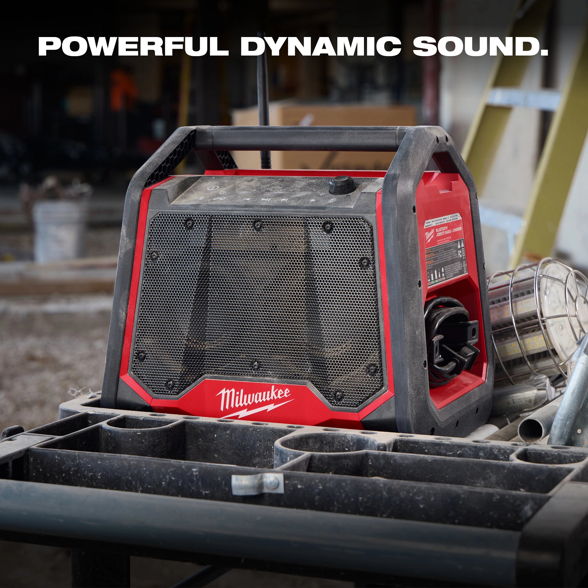 MILWAUKEE 2956-20 M18 BLUETOOTH® JOBSITE RADIO + CHARGER