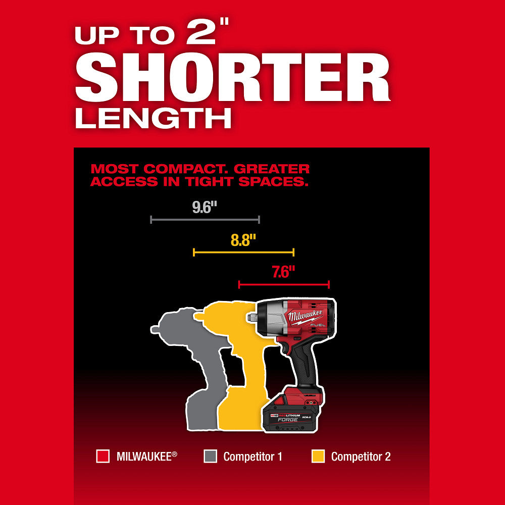 Milwaukee 2967-20 - M18 FUEL™ 1/2" High Torque Impact Wrench w/ Friction Ring