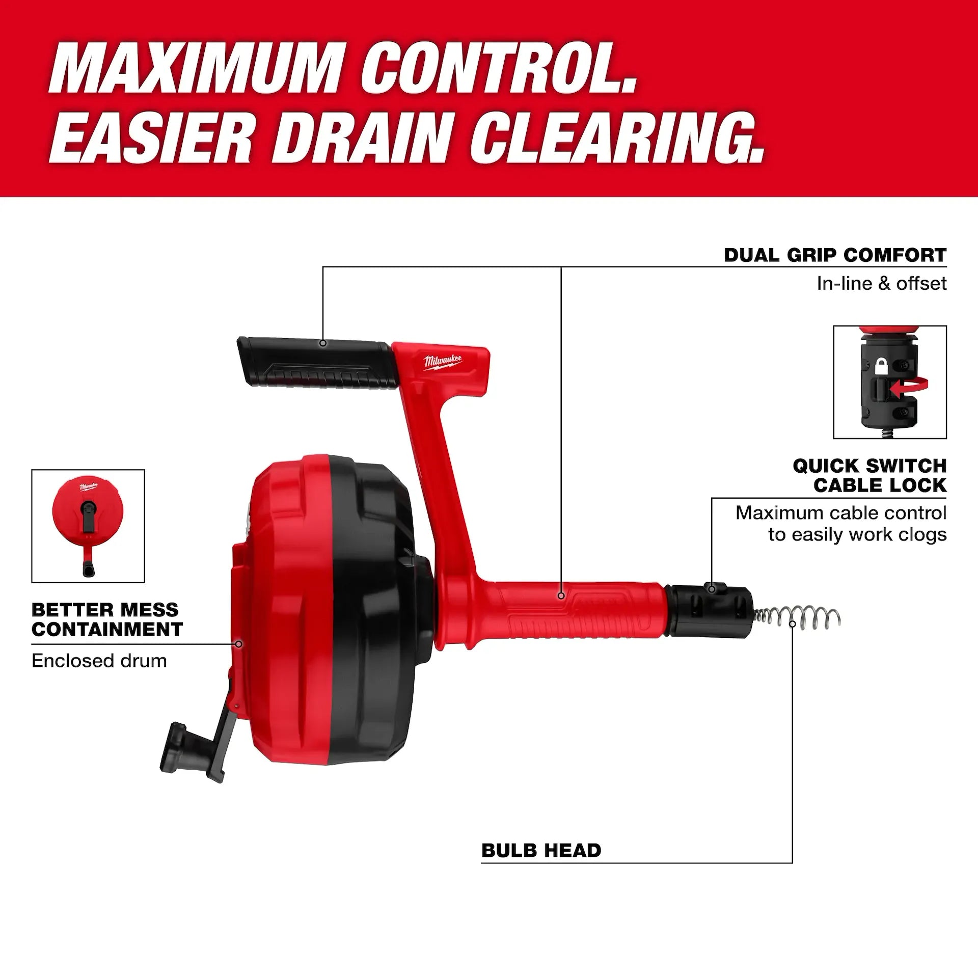 Milwaukee 48-22-5760 - 25' Hand Auger