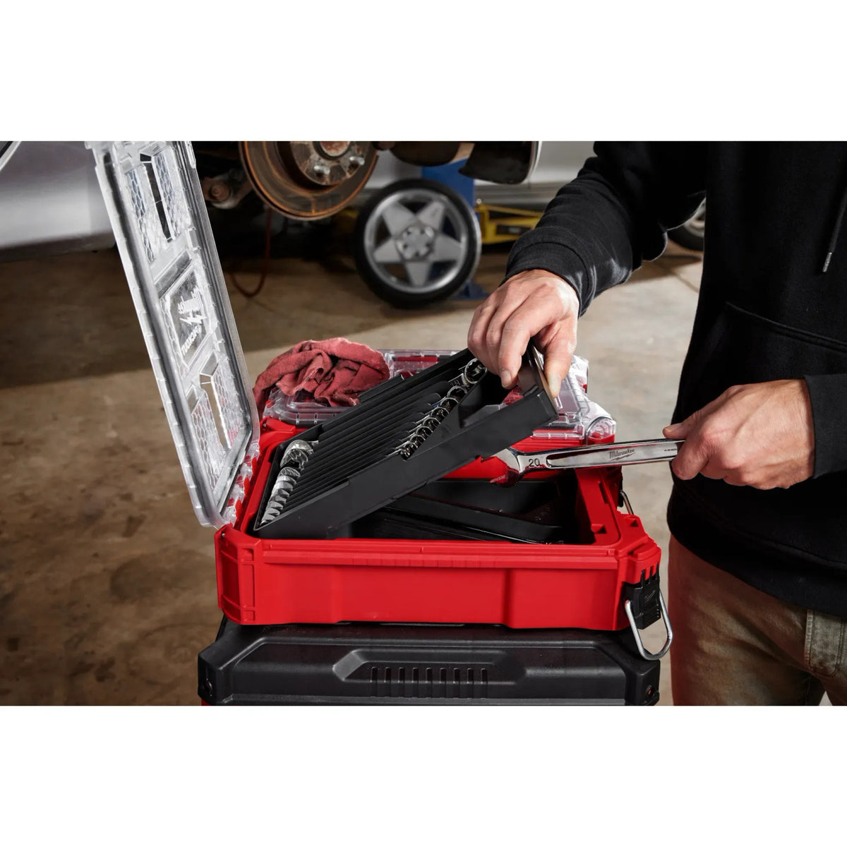 Milwaukee 48-22-9483 - Milwaukee 48-22-9483 15-Piece Metric Combination Wrench Set with Packout Organizer (View 11)