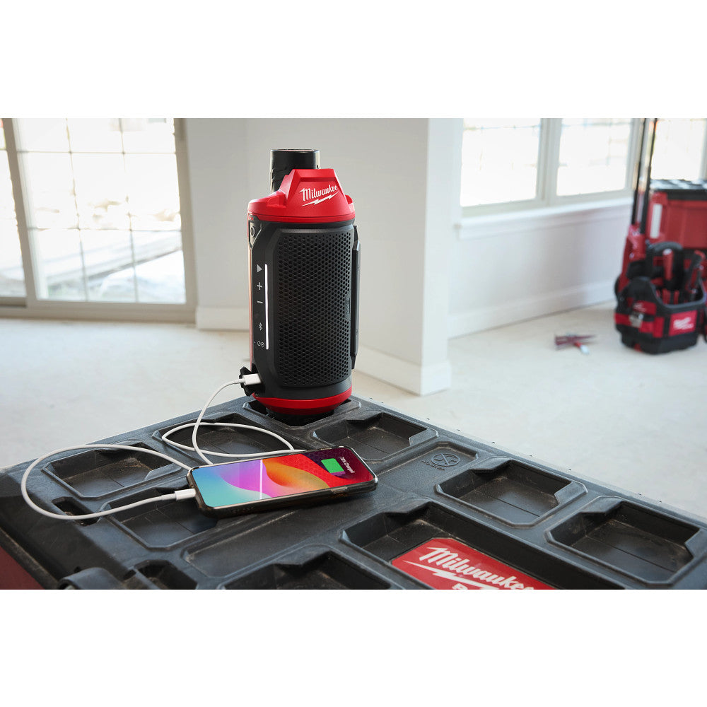 Milwaukee 2955-20 - M12™ Bluetooth® Jobsite Speaker w/ PACKOUT™ Compatibility