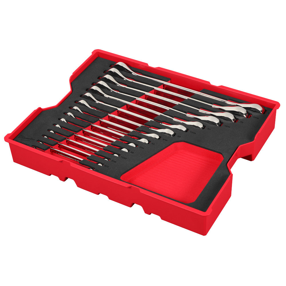 MILWAUKEE 48-22-0157 15pc SAE Combo Wrenches w/Foam