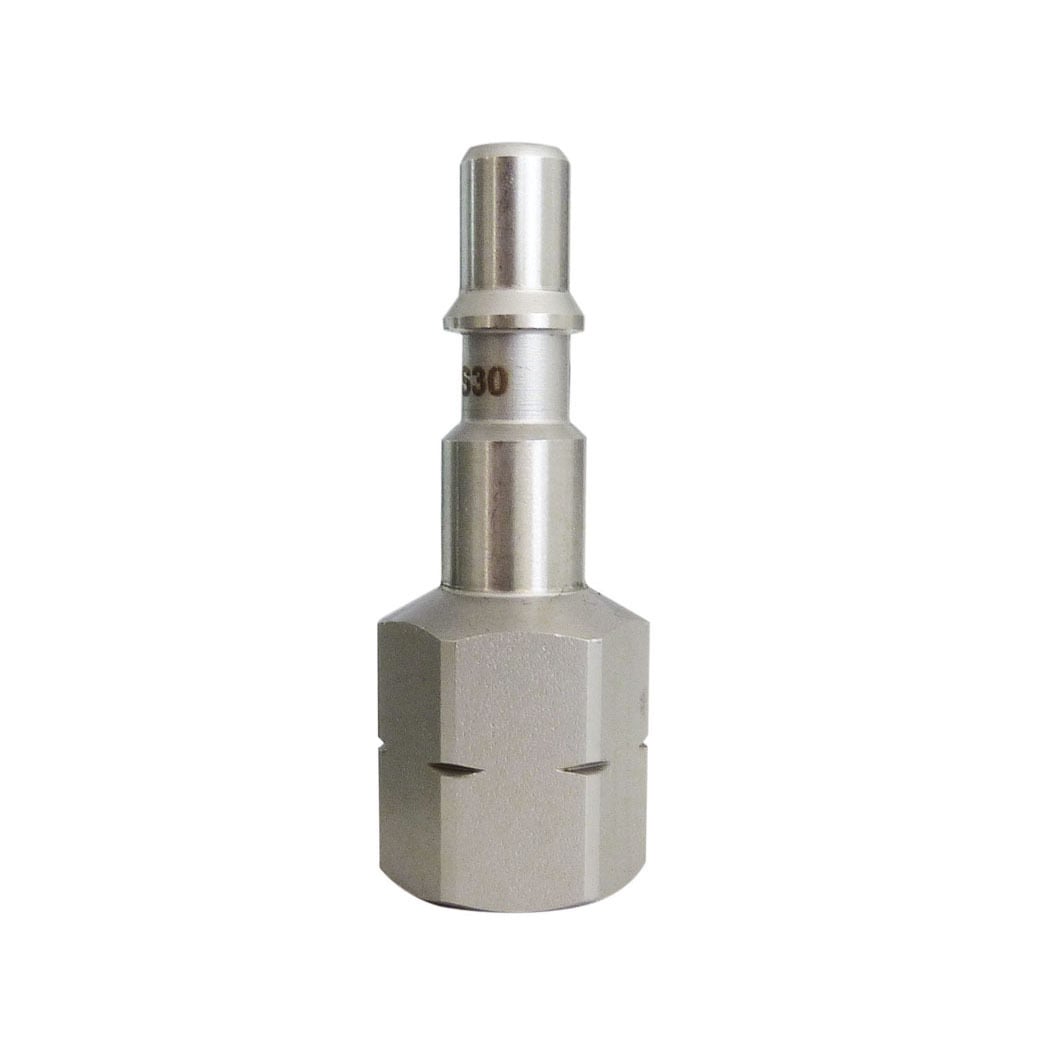 TOPRING 30.043 - 6 mm Stäubli Stainless Steel Coupler Plug 1/4 (F) NPT