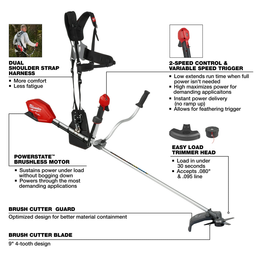 Milwaukee 3015-20 - M18 FUEL™ Brush Cutter