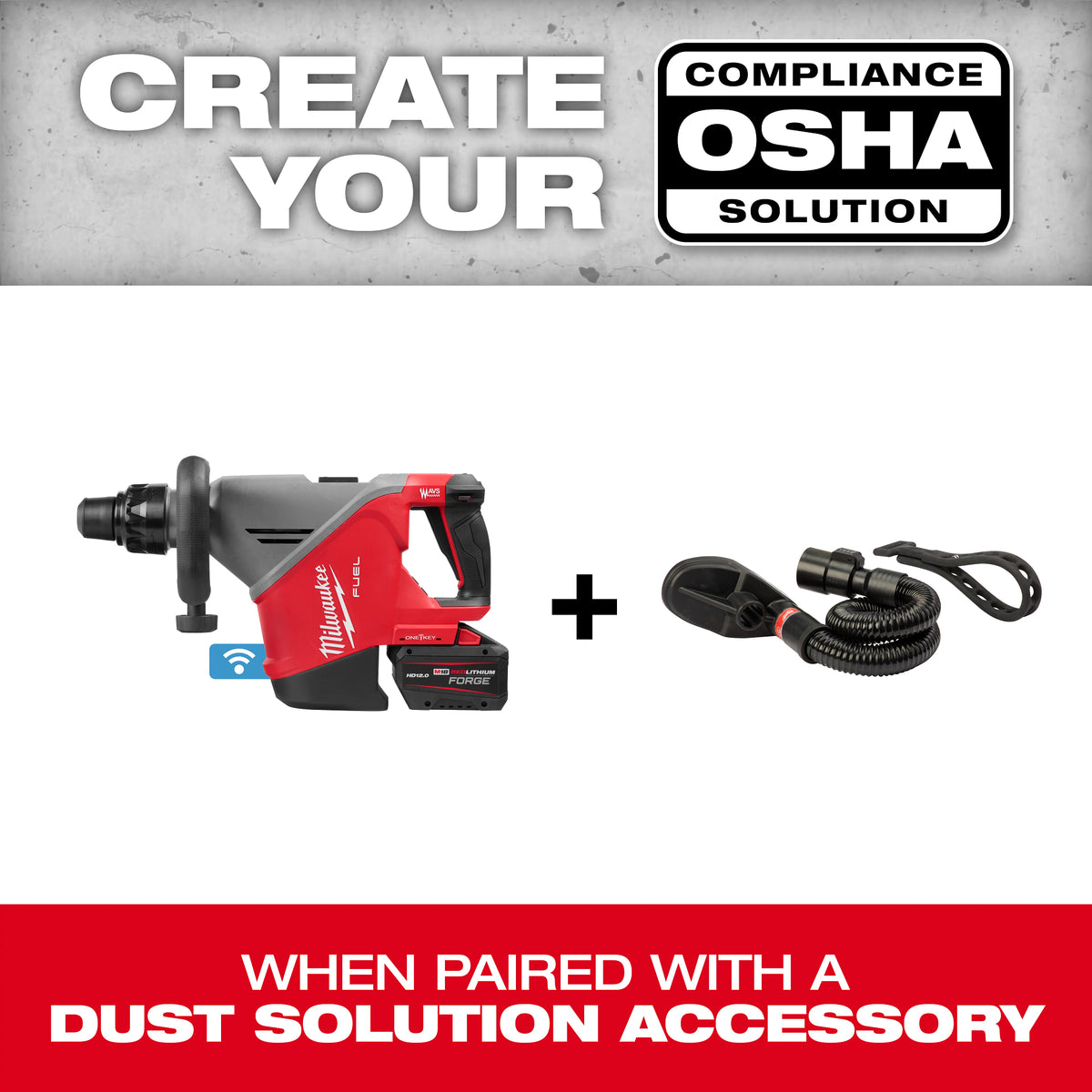 M18 FUEL™ 18 lb SDS MAX Demolition Hammer Kit w/ ONE-KEY™