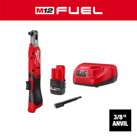Milwaukee 3053-21 M12 FUEL 3/8" Ratchet Kit