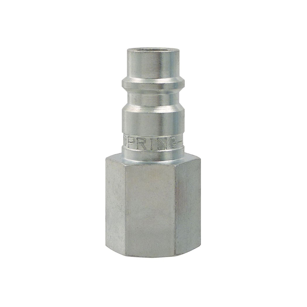 TOPRING 31.562 - Ultraflo 7.8 mm Steel Coupler Plug 3/8 (F) NPT (Multiple of 10)