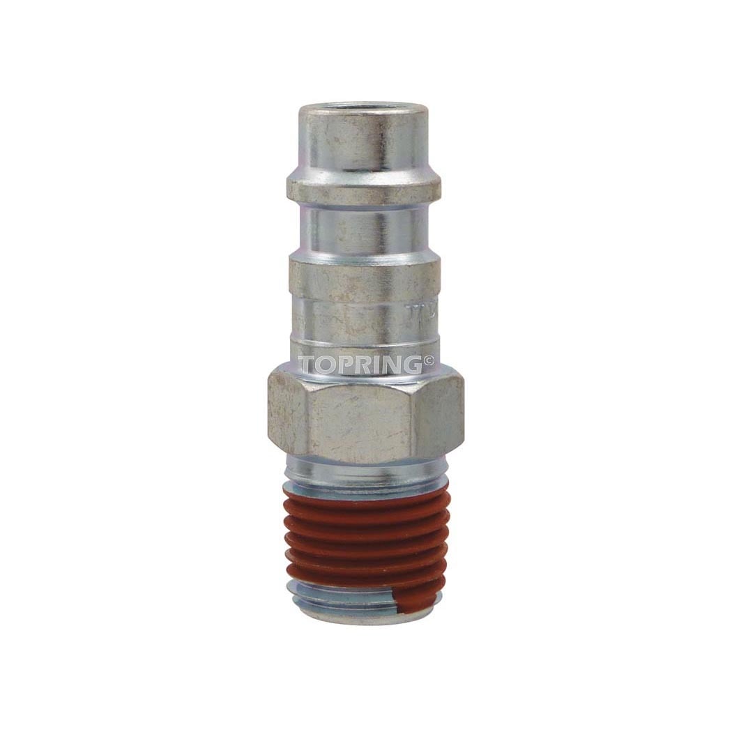TOPRING 31.648 - Ultraflo 7.8 mm Steel Coupler Plug 1/4 (M) NPT (Multiple of 10)