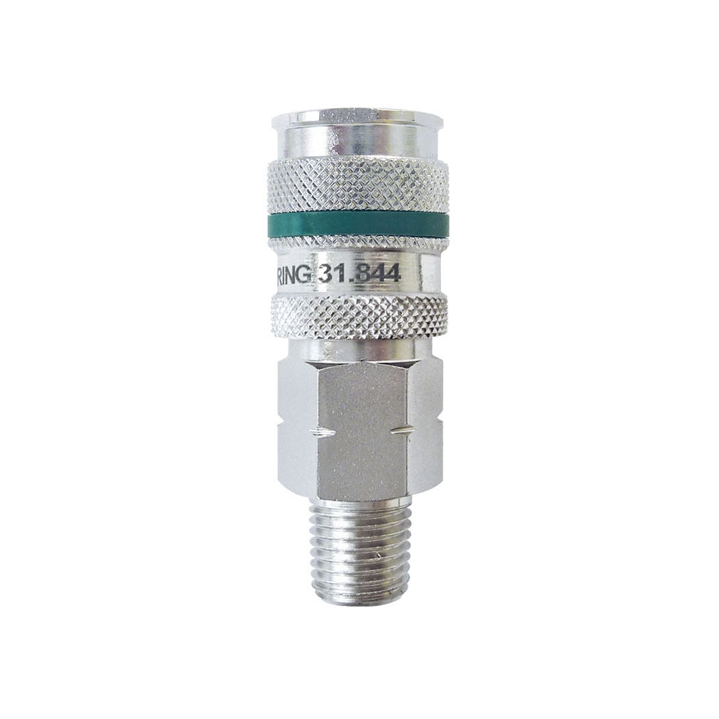 TOPRING 31.824 - Ultraflo 7.8 mm Steel Quick Coupler 1/4 (M) NPT QUIKSILVER HD