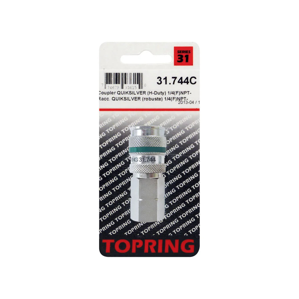 TOPRING 31.744C - Coup. QUIKSILVER H-D (ULTRAFLO) 1/4(F)NPT