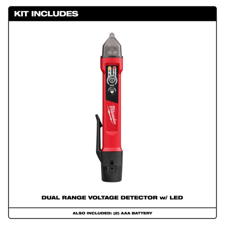 Milwaukee 3203-20 Package Contents including batteries and manual